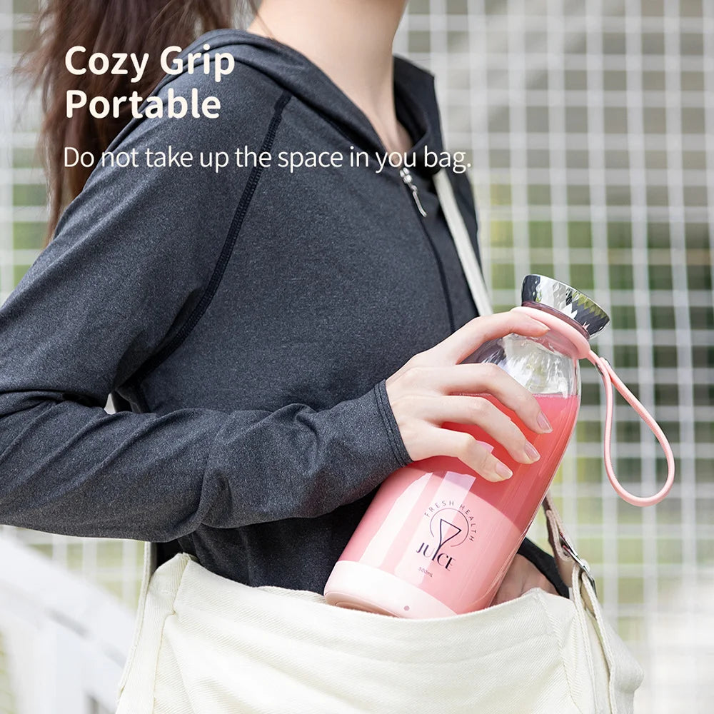 500ml Portable 2400mAh Wireless Fruit Mixers