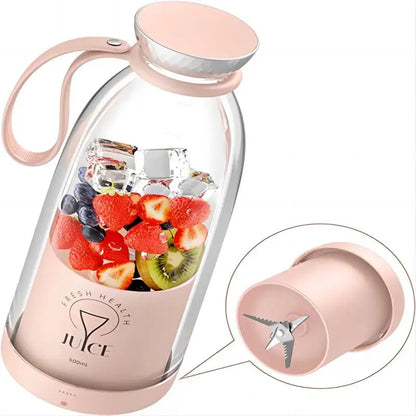 500ml Portable 2400mAh Wireless Fruit Mixers